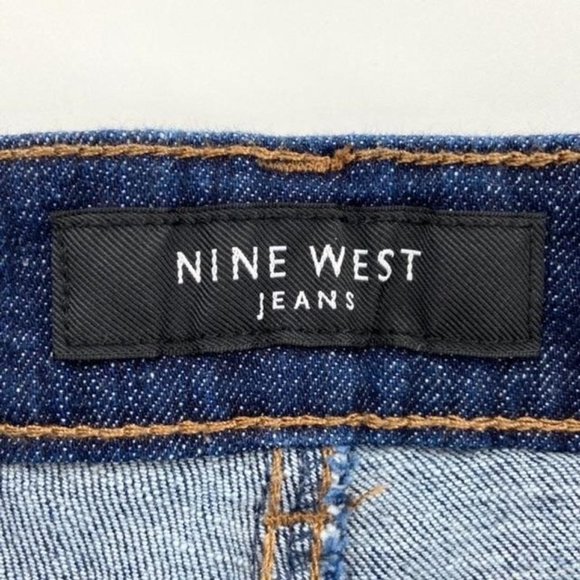 Nine West East End Capri Jeans Midrise Roll Tab 2 - Picture 8 of 11